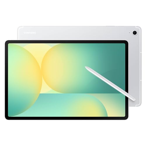 SAMSUNG Galaxy Tab S10 FE 128GB WiFi Android Tablet, Large Display, Long Battery Life, Exynos 1580 Processor, IP68 Water-Resistant, 90 Hz Refresh, S Pen for Note-Taking, US Version, Silver