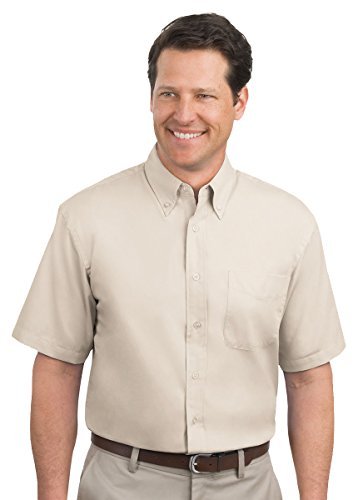Port Authority Men's Tall Short Sleeve Easy Care Button-Down Shirt
