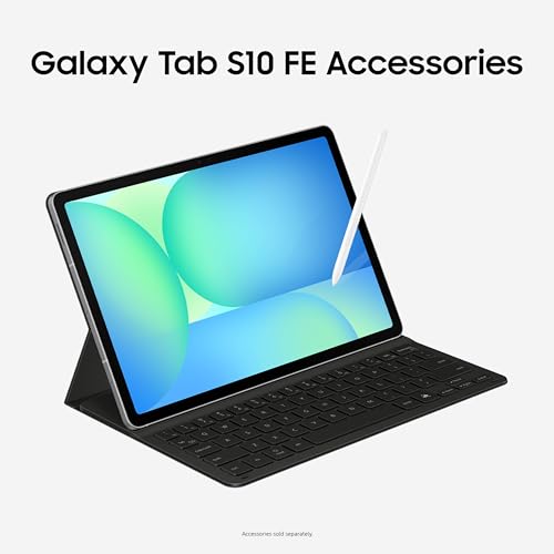 SAMSUNG Galaxy Tab S10 FE 128GB WiFi Android Tablet, Large Display, Long Battery Life, Exynos 1580 Processor, IP68 Water-Resistant, 90 Hz Refresh, S Pen for Note-Taking, US Version, Silver
