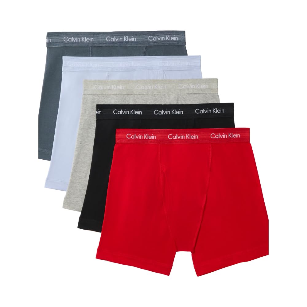 Calvin Klein Men's Cotton Stretch 5-Pack Boxer Brief