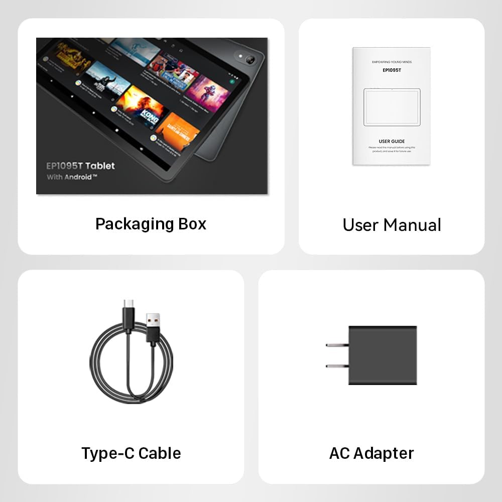 11" Tablet, 2025 Android 16 with Octa-core Processor, 8GB RAM+128GB ROM(1TB Expandtion), 7000mAh Battery, HD IPS Large tableta,WiFi 6&BT5.0, Support GMS (Case not Included)