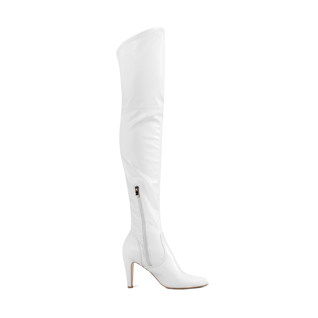 DREAM PAIRS Women's Thigh High Boots Over The Knee Heels Long Sexy Pointed Toe Boots