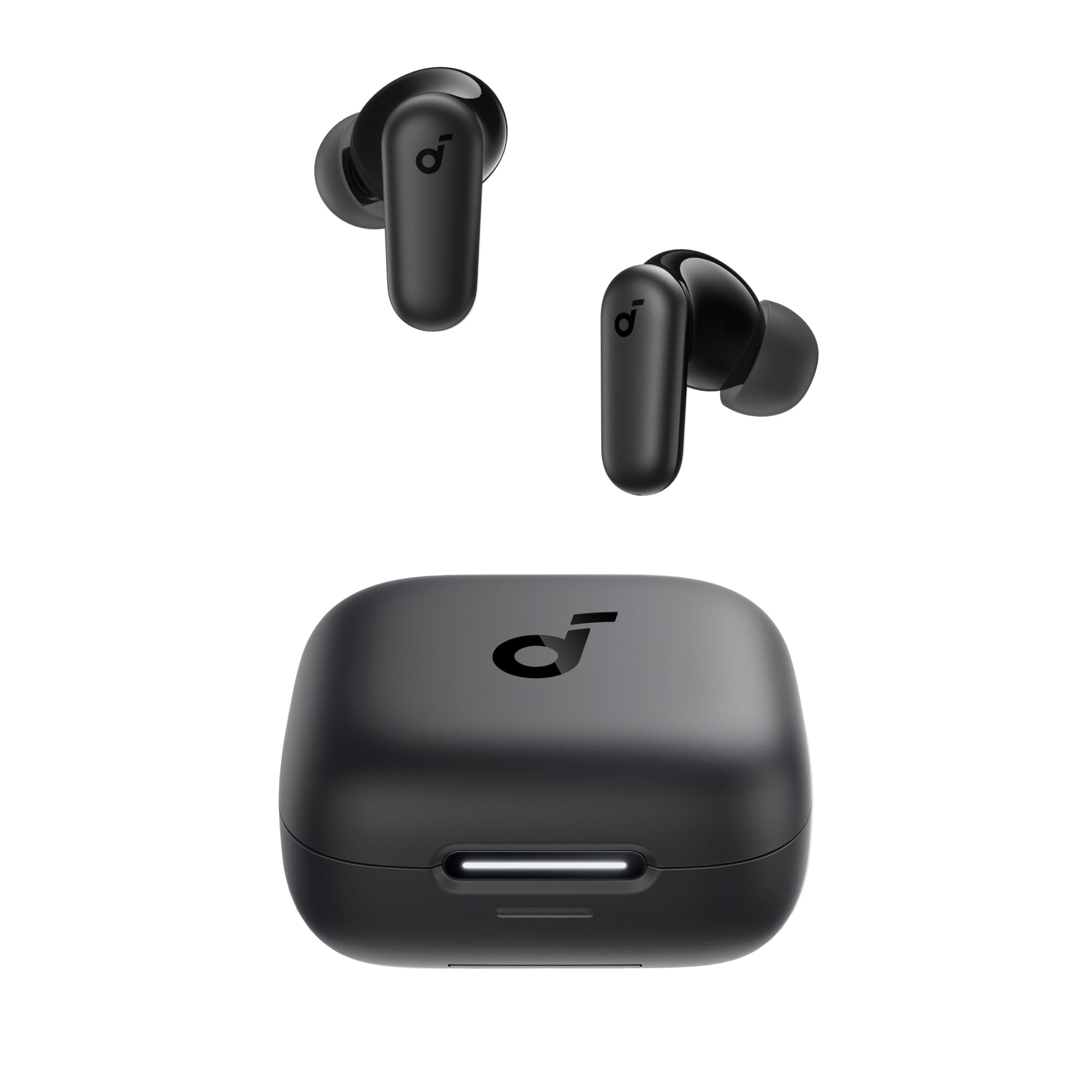 Soundcore P30i by Anker Noise Cancelling Earbuds, Strong and Smart Noise Cancelling, Powerful Bass, 45H Playtime, 2-in-1 Case and Phone Stand, IP54, Wireless Earbuds, Bluetooth 5.4 (Blue)