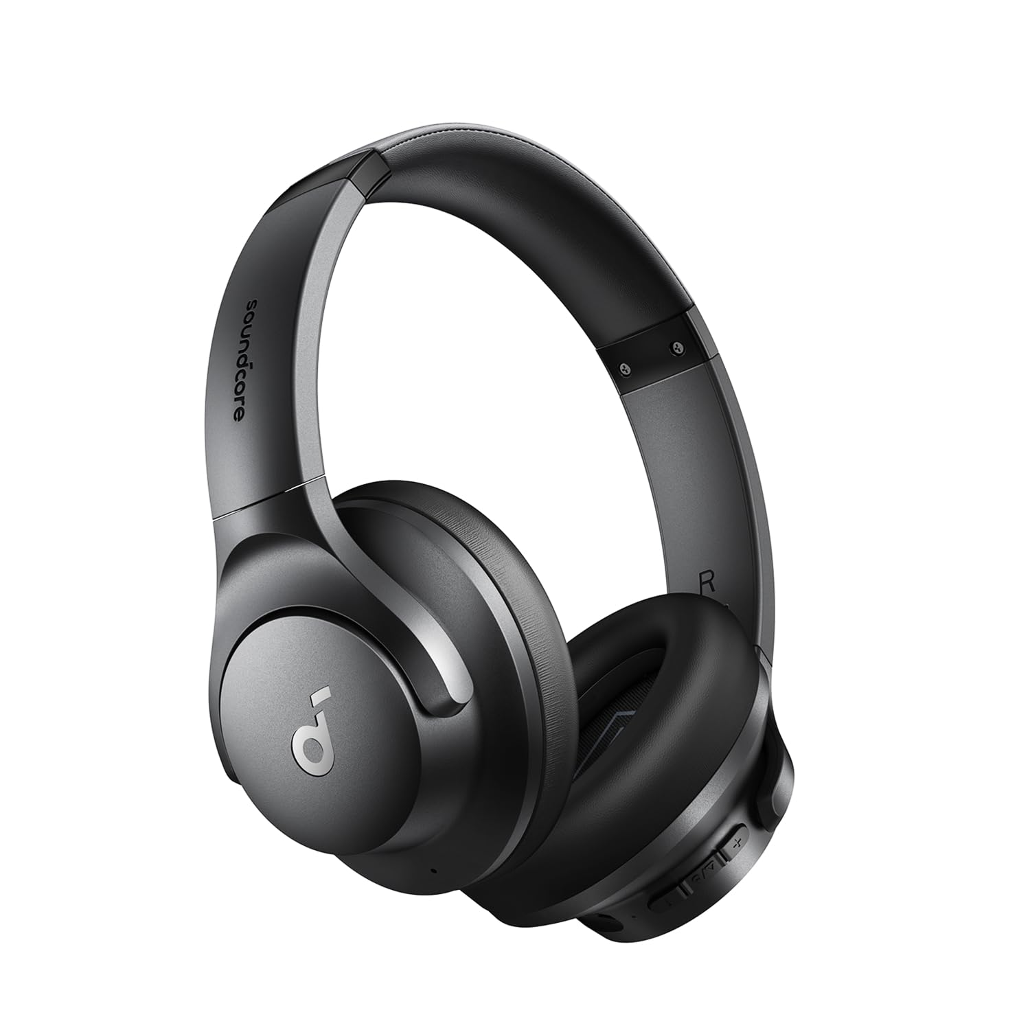 Soundcore by Anker Q20i Hybrid Active Noise Cancelling Headphones, Wireless Over-Ear Bluetooth, 40H Long ANC Playtime, Hi-Res Audio, Big Bass, Customize via an App, Transparency Mode (White)