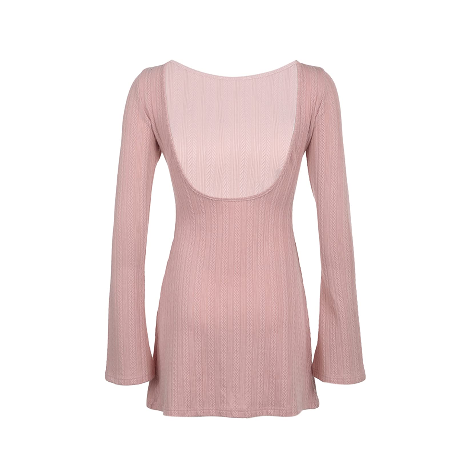 SOLILOQUY Women Gothic Dress Punk Off Shoulder Striped Knit Dress Y2k Fairy Grunge Dress Halloween Dark Academia Clothes