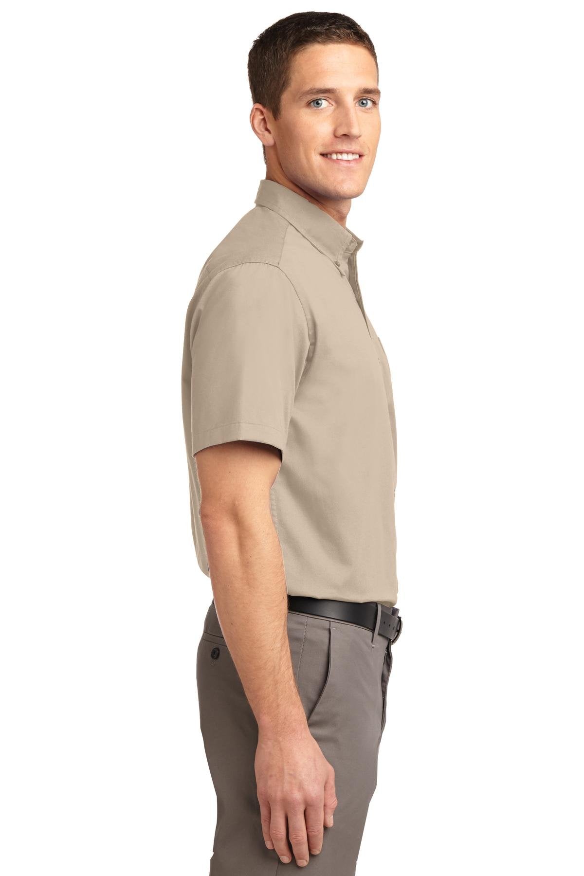 Port Authority Men's Tall Short Sleeve Easy Care Button-Down Shirt