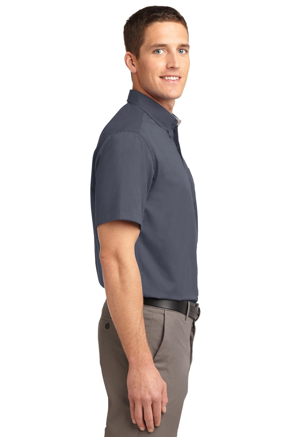 Port Authority Men's Tall Short Sleeve Easy Care Button-Down Shirt