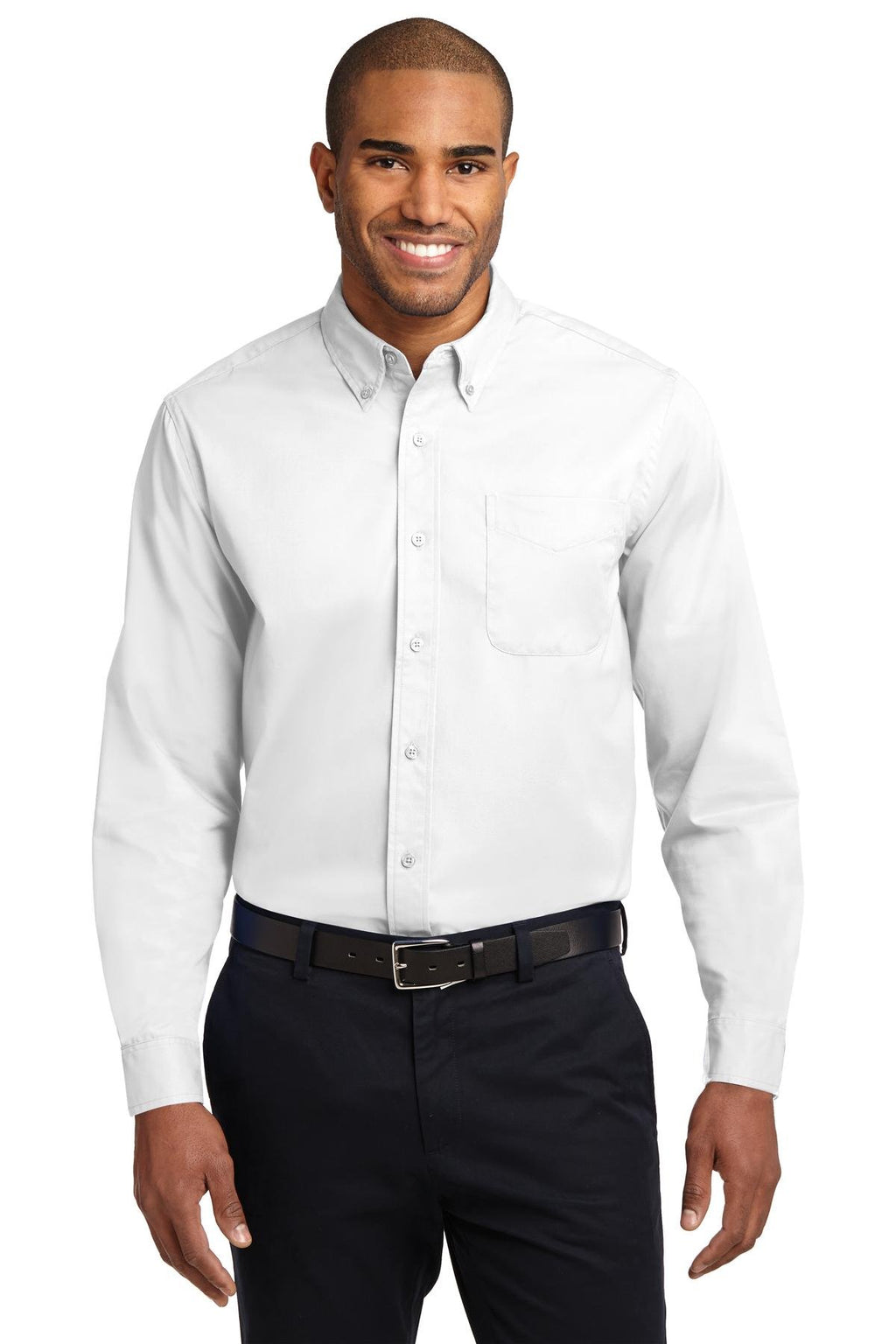 Port Authority Men's Tall Short Sleeve Easy Care Button-Down Shirt