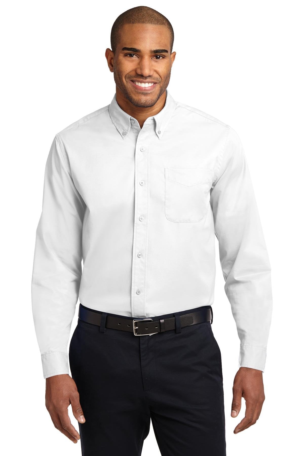 Port Authority Men's Tall Short Sleeve Easy Care Button-Down Shirt