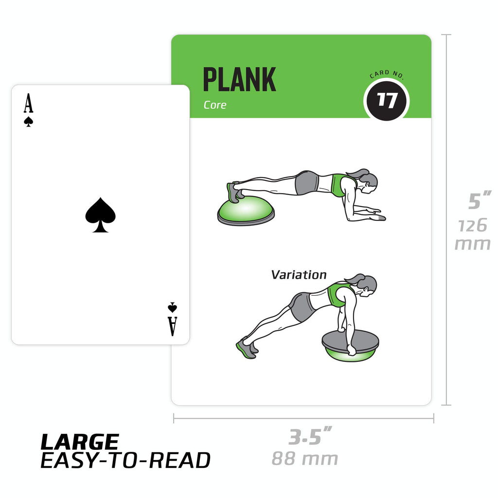 NewMe Fitness Bodyweight Workout Cards, Instructional Fitness Deck for Women & Men, Beginner Fitness Guide to Training Exercises at Home or Gym (Bodyweight, Vol 1)