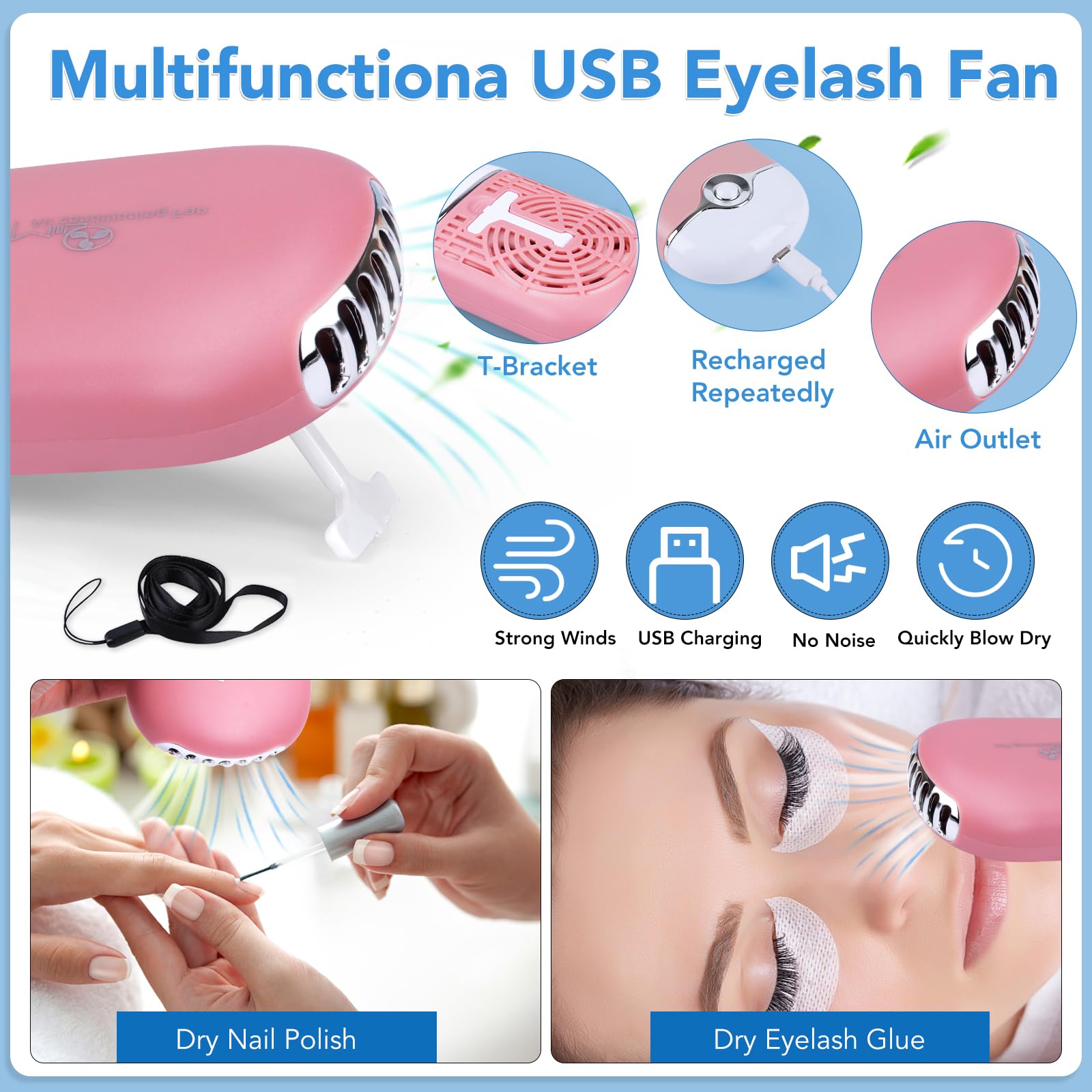 Eyelash Extension Kit for Beginners, Professional Lash Extension Kit with Mannequin Head, Lash Starter Kit with Lash Fan, Lash Extension Supplies for Practice Training Kit