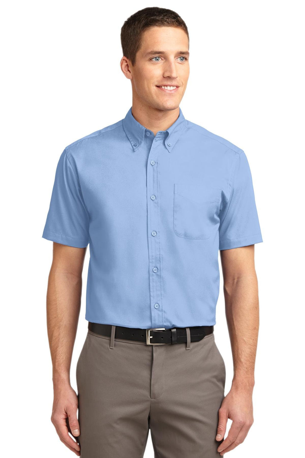 Port Authority Men's Tall Short Sleeve Easy Care Button-Down Shirt