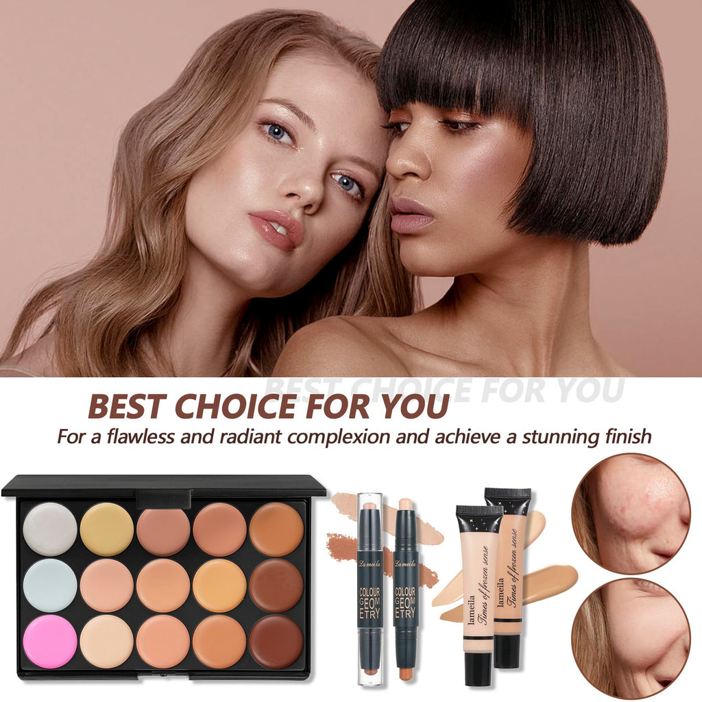 Makeup Kit for Women Teen Girls Full Kit Makeup Sets for Teens Eyeshadow Makeup Gift Set fo Women Teenagers Christmas Makeup Kits for Teens