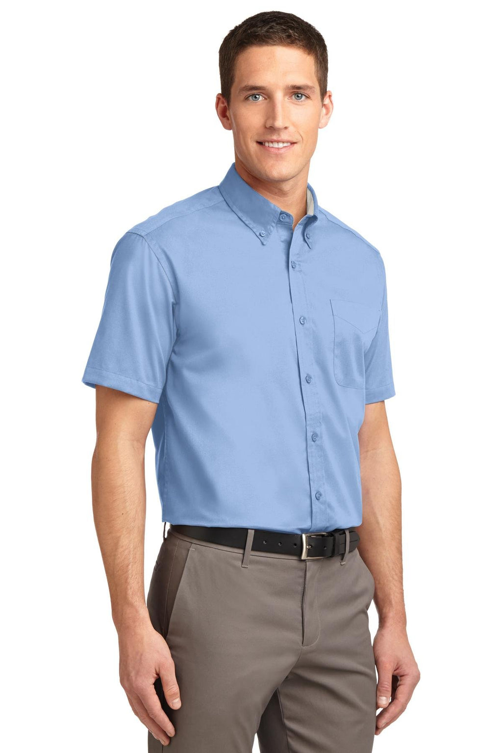 Port Authority Men's Tall Short Sleeve Easy Care Button-Down Shirt