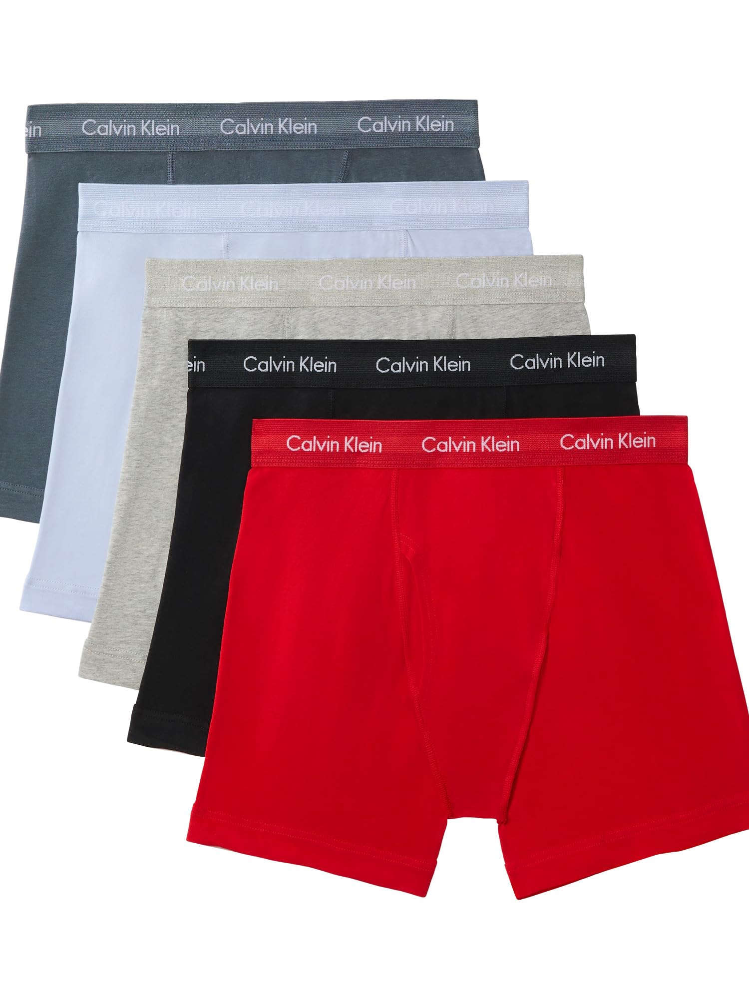 Calvin Klein Men's Cotton Stretch 5-Pack Boxer Brief