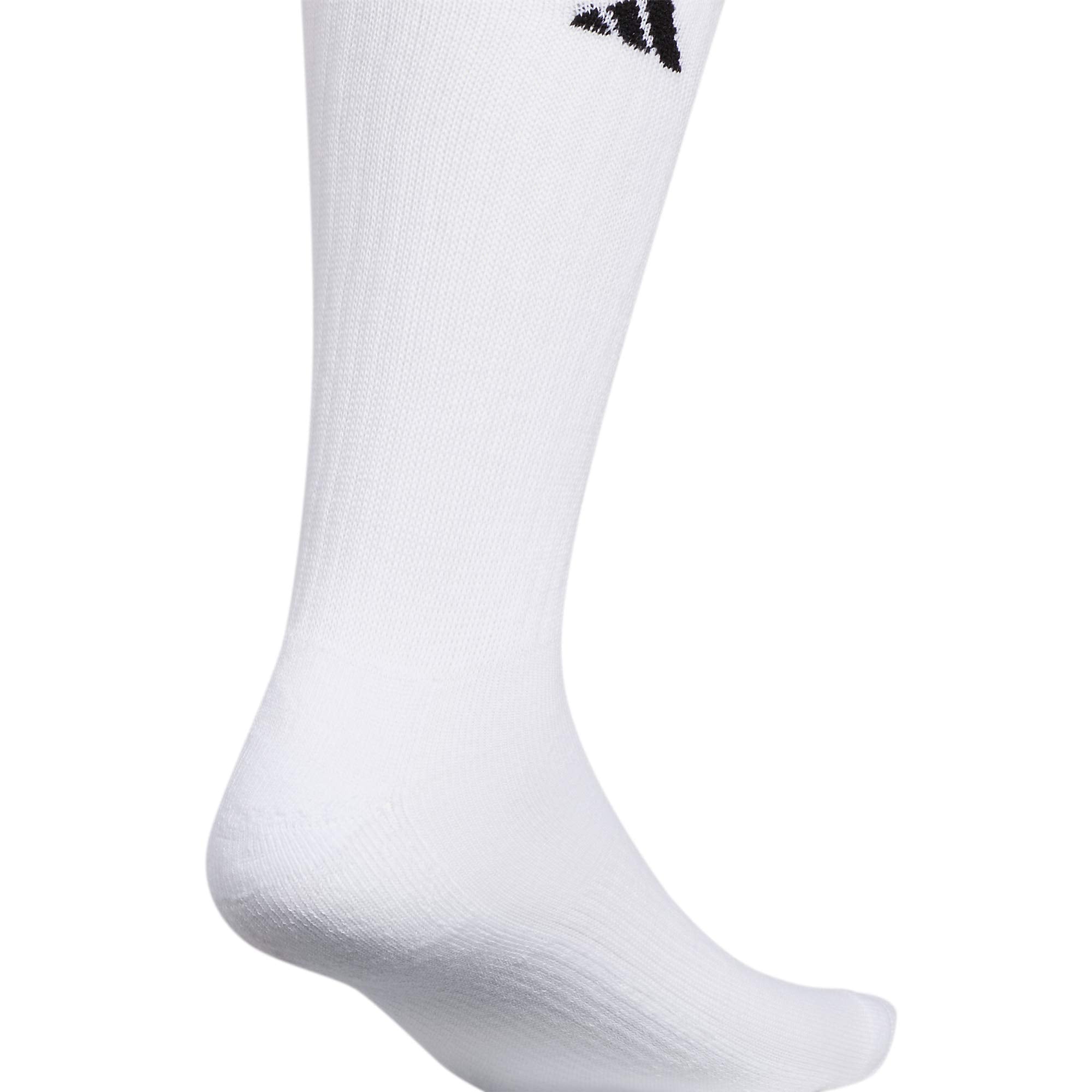 adidas Men's Athletic Cushioned 6-Pack Crew, Cushioned Crew Socks with Arch Compression for a Secure Fit