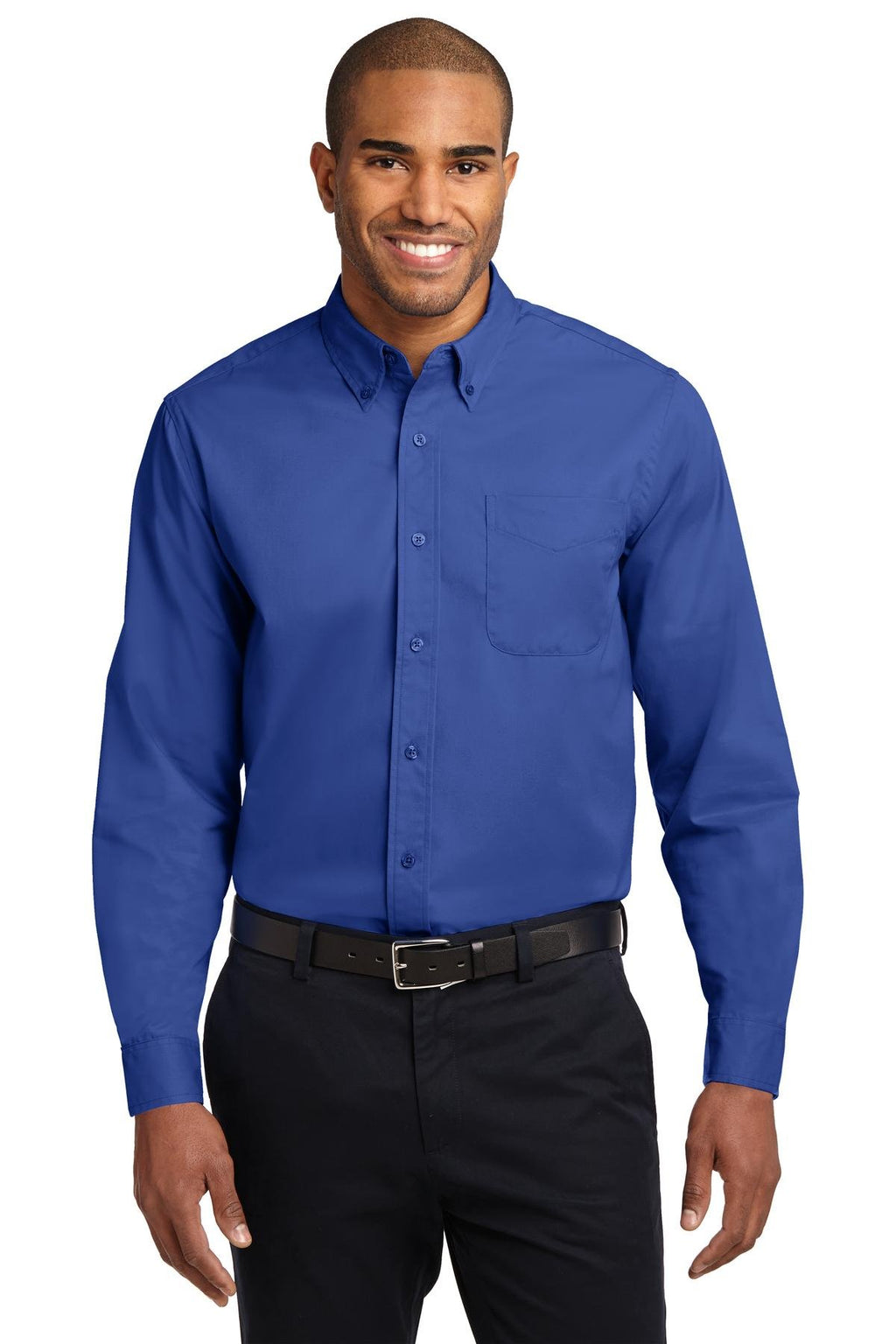 Port Authority Men's Tall Short Sleeve Easy Care Button-Down Shirt