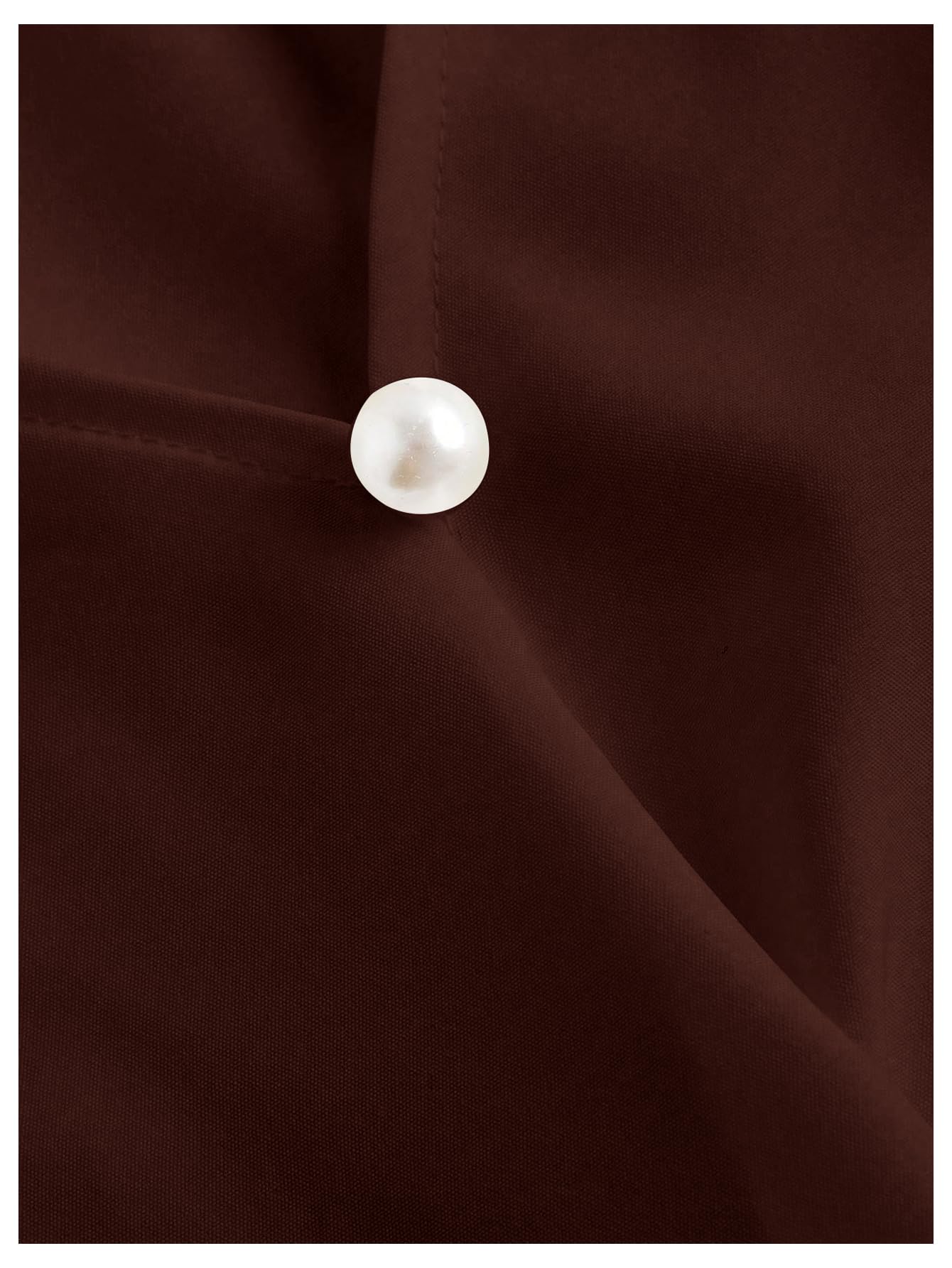 SweatyRocks Women's Button up Collar Cropped Shirt Long Sleeve Self Wrap Crop Top Blouse