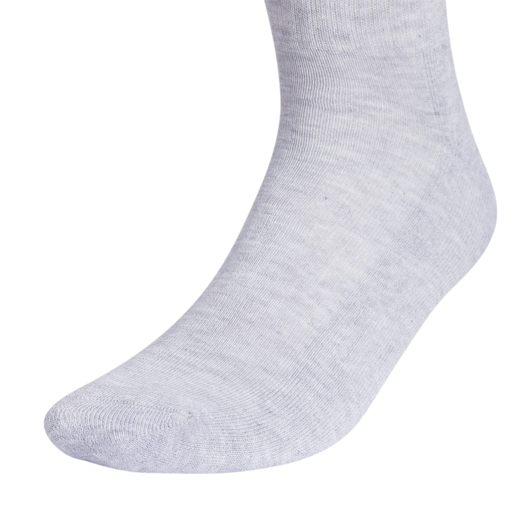 adidas Men's Athletic Cushioned 6-Pack Crew, Cushioned Crew Socks with Arch Compression for a Secure Fit