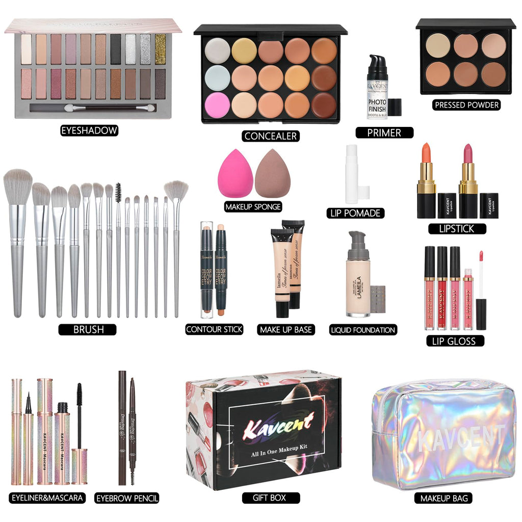 Makeup Kit for Women Teen Girls Full Kit Makeup Sets for Teens Eyeshadow Makeup Gift Set fo Women Teenagers Christmas Makeup Kits for Teens