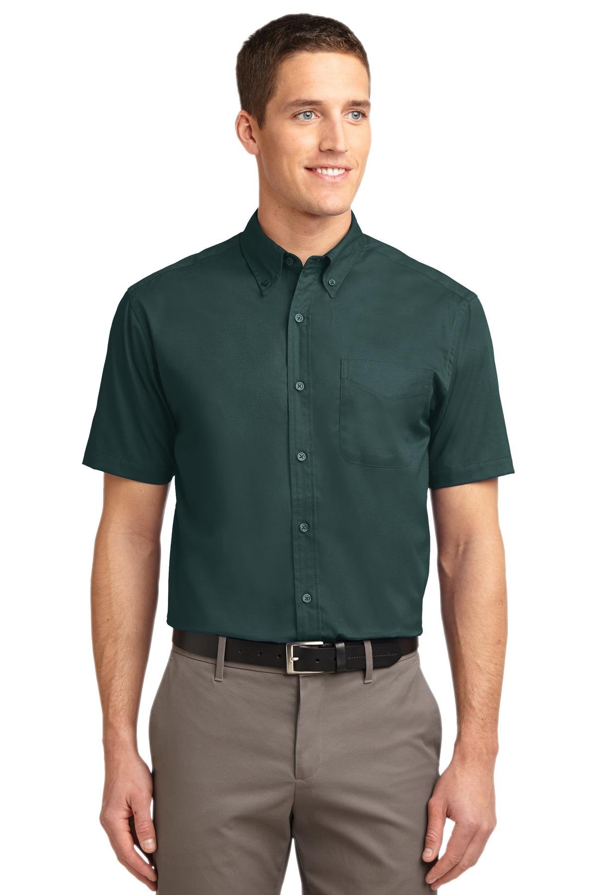 Port Authority Men's Tall Short Sleeve Easy Care Button-Down Shirt