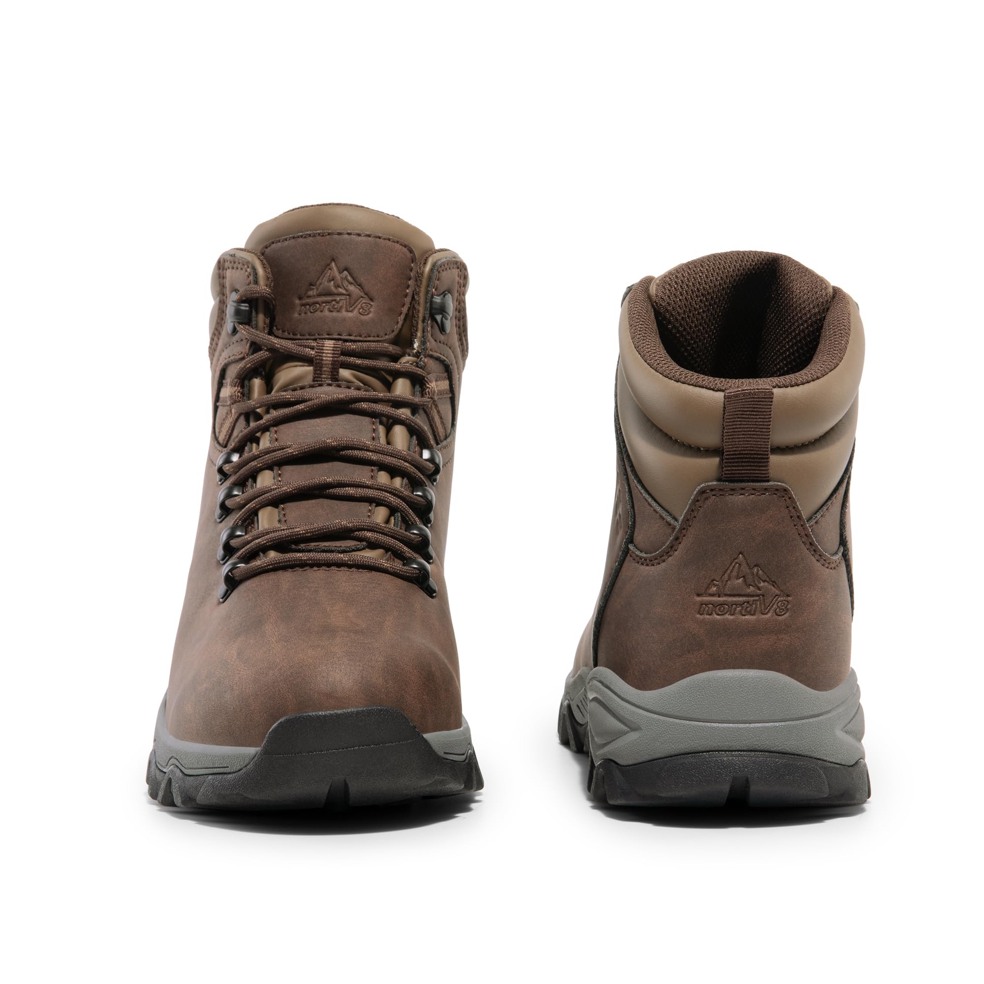 NORTIV 8 Mens Hiking Winter Snow Insulated Waterproof Outdoor Boots