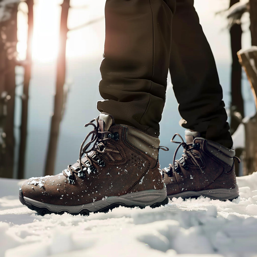 NORTIV 8 Mens Hiking Winter Snow Insulated Waterproof Outdoor Boots