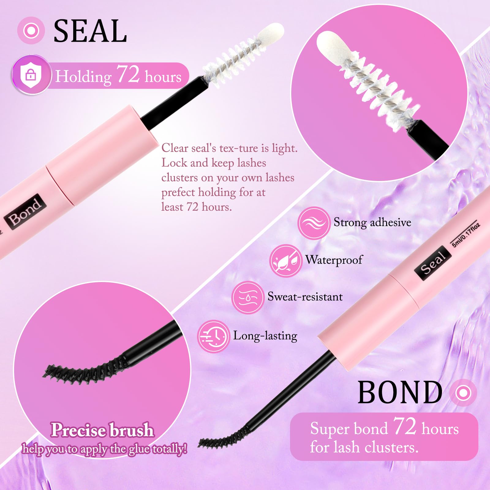 Lashes Clusters Kit 1846Pcs Bulk Packs Volume False Eyelash Extensions D Curl Wispy Individual Eyelashes, Volume Studio Effect, Wholesale Large Pack with Glue&Seal|Tweezers|Removers|Cleanser