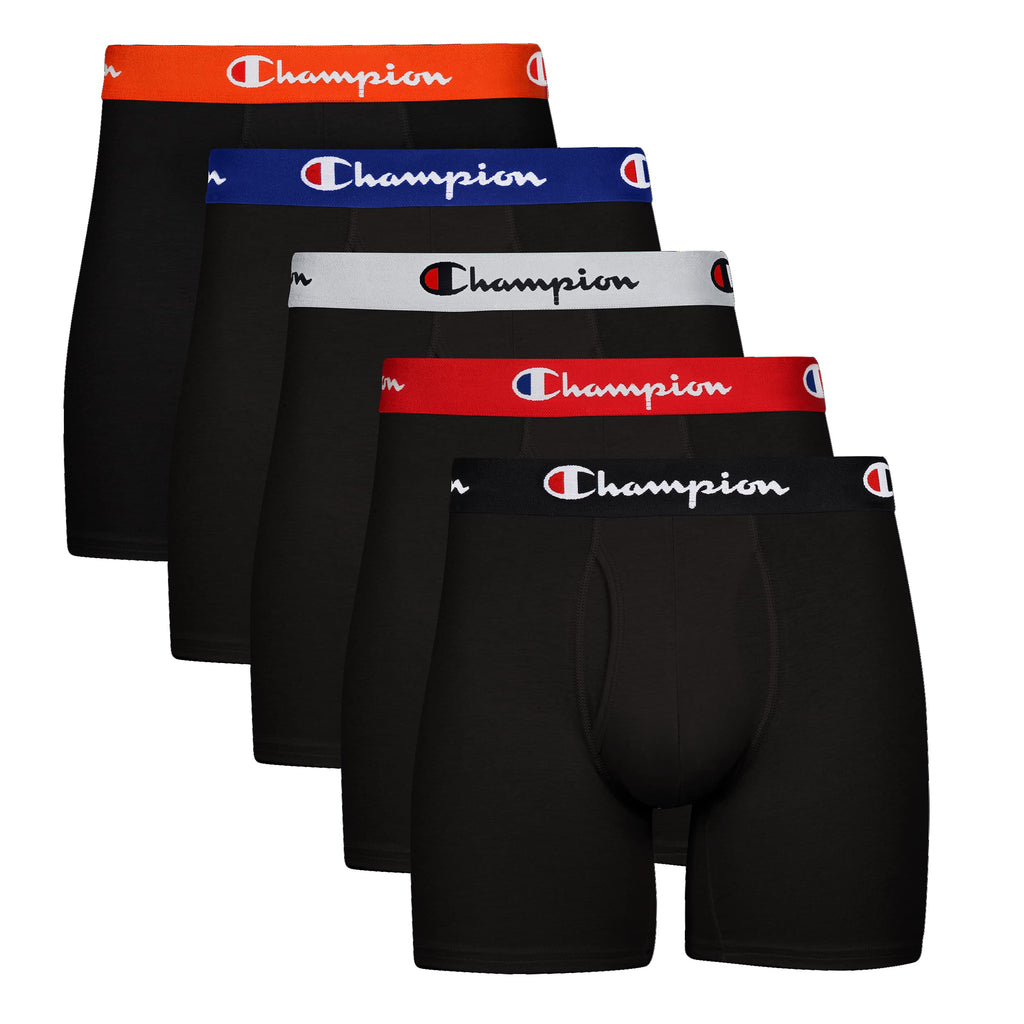 Champion Men's Everyday Cotton Stretch- 5 Pack