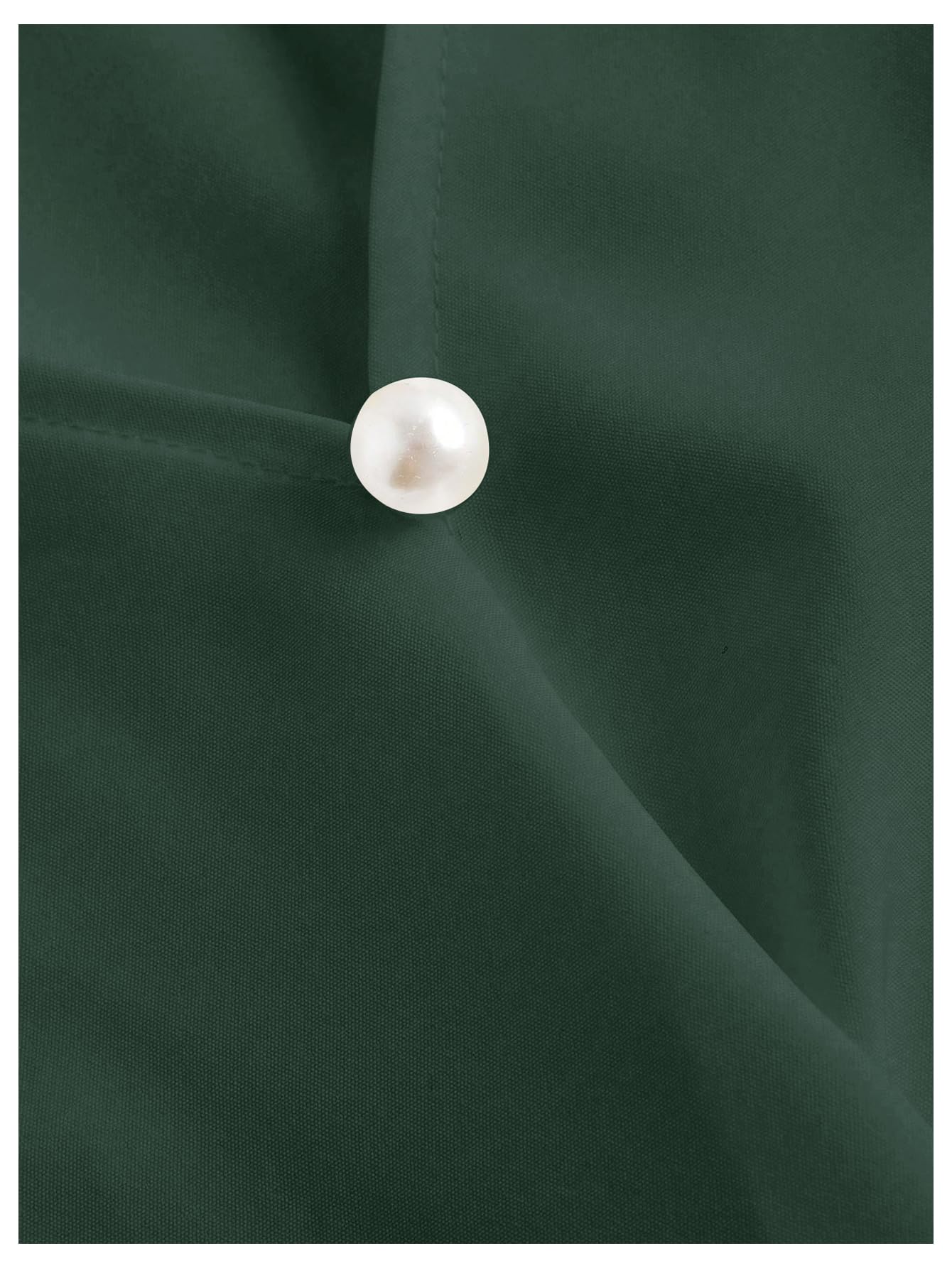 SweatyRocks Women's Button up Collar Cropped Shirt Long Sleeve Self Wrap Crop Top Blouse