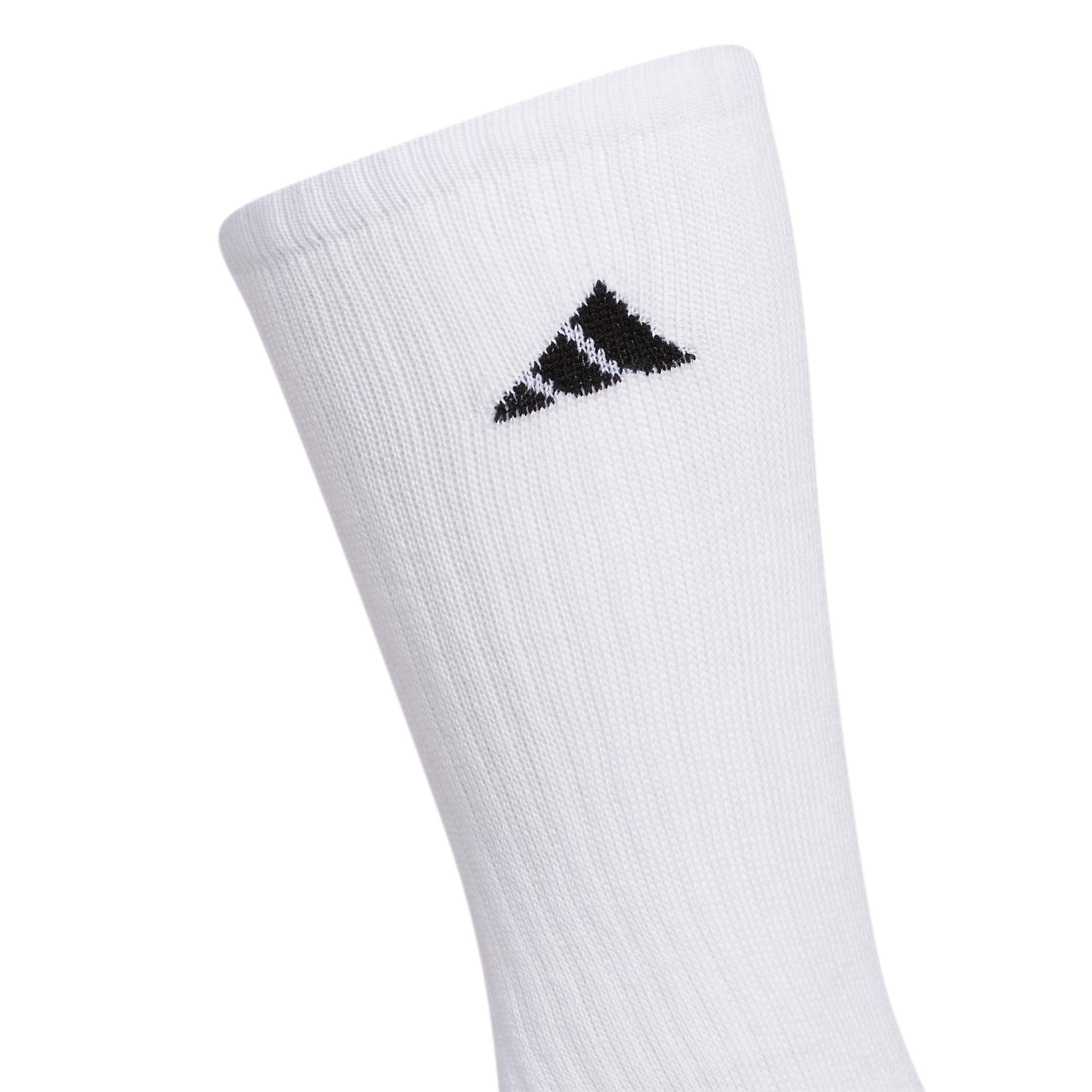adidas Men's Athletic Cushioned 6-Pack Crew, Cushioned Crew Socks with Arch Compression for a Secure Fit