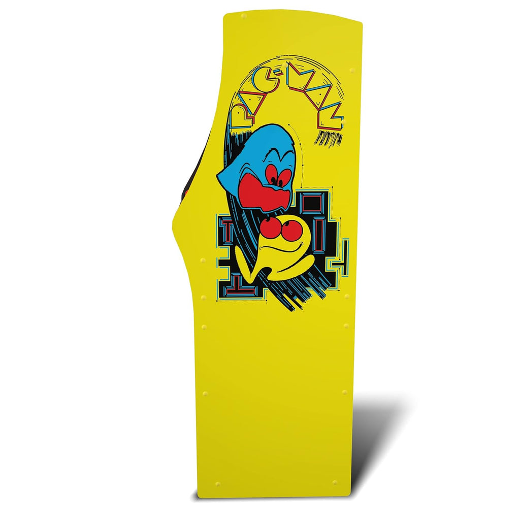 Arcade1Up PAC-MAN Deluxe Arcade Machine, built for your home, with 5-foot-tall full-size stand-up cabinet, 14 classic games, and 17-inch screen