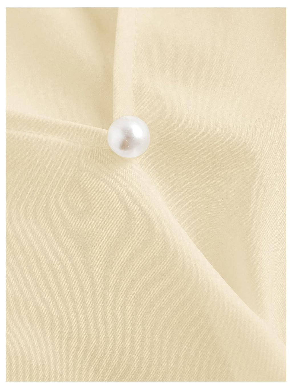 SweatyRocks Women's Button up Collar Cropped Shirt Long Sleeve Self Wrap Crop Top Blouse