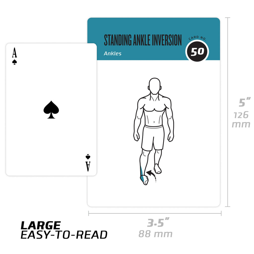 NewMe Fitness Bodyweight Workout Cards, Instructional Fitness Deck for Women & Men, Beginner Fitness Guide to Training Exercises at Home or Gym (Bodyweight, Vol 1)