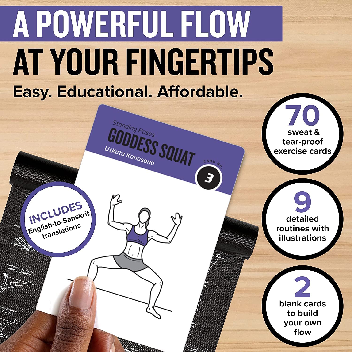 NewMe Fitness Bodyweight Workout Cards, Instructional Fitness Deck for Women & Men, Beginner Fitness Guide to Training Exercises at Home or Gym (Bodyweight, Vol 1)