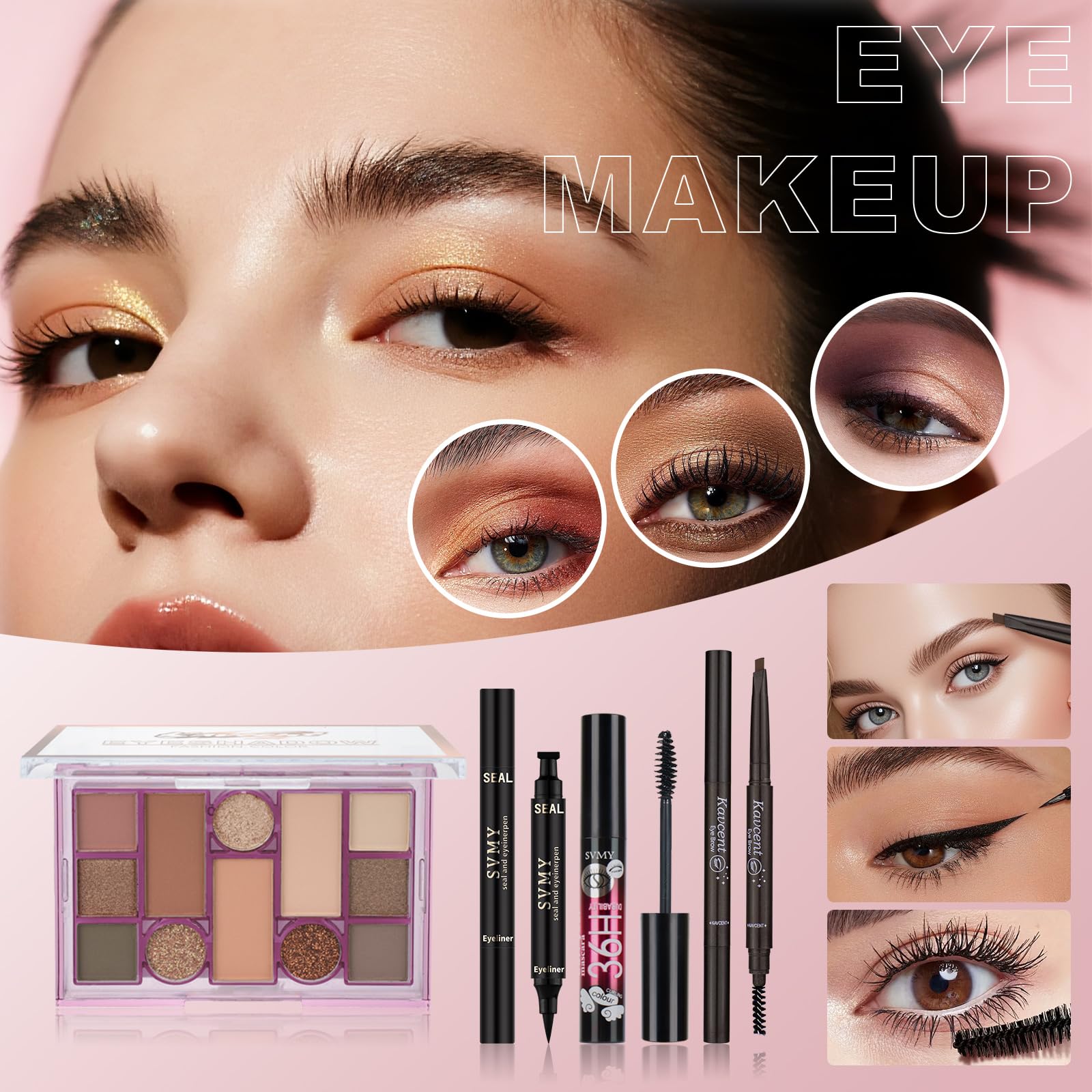 Makeup Kit for Women Teen Girls Full Kit Makeup Sets for Teens Eyeshadow Makeup Gift Set fo Women Teenagers Christmas Makeup Kits for Teens