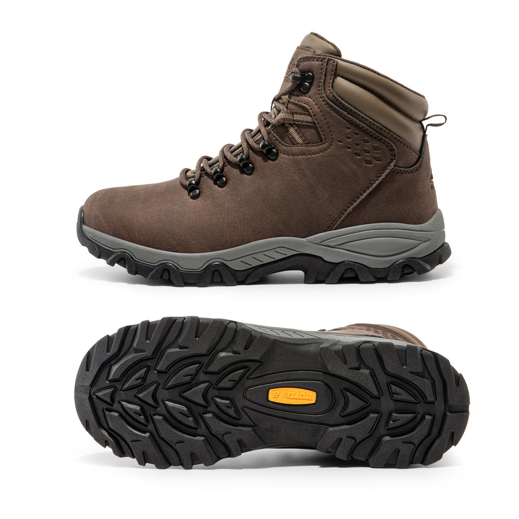 NORTIV 8 Mens Hiking Winter Snow Insulated Waterproof Outdoor Boots