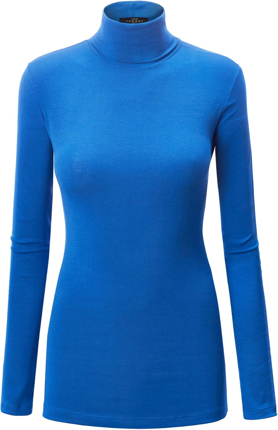 Lock and Love Women's Lightweight Long Sleeve Cozy Stylilsh Turtleneck Top Pullover Sweater