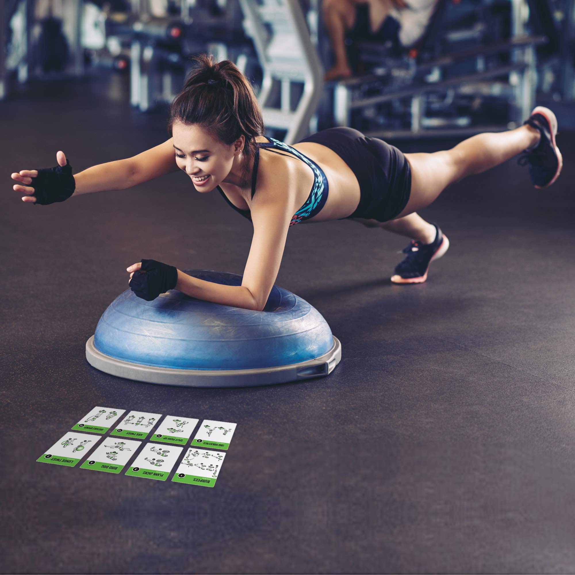 NewMe Fitness Bodyweight Workout Cards, Instructional Fitness Deck for Women & Men, Beginner Fitness Guide to Training Exercises at Home or Gym (Bodyweight, Vol 1)