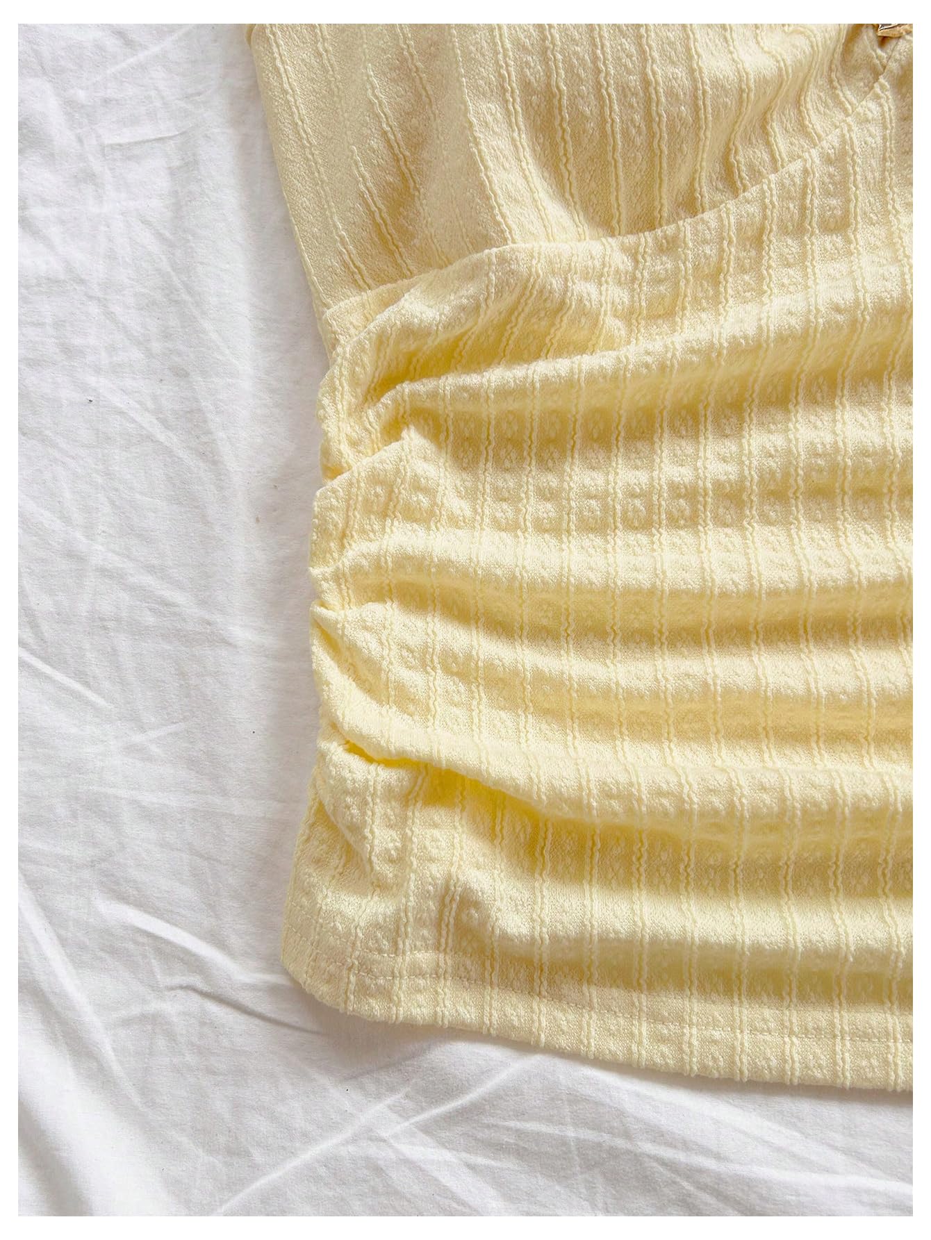 SOLY HUX Women's V Neck Halter Tops Open Back Y2k Ruched Floral Metal Summer Going Out Cami Tops