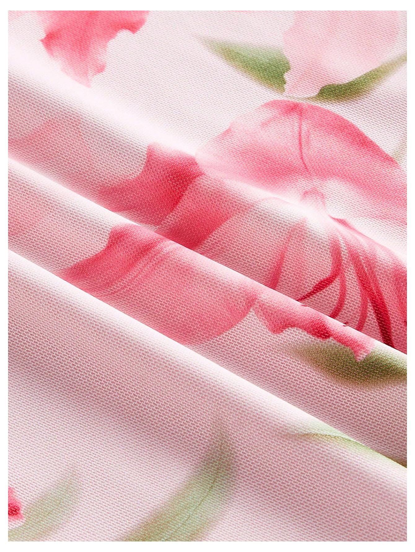 Milumia Women's Summer Floral Long Skirt High Waisted Fishtail Bodycon Maxi Skirts