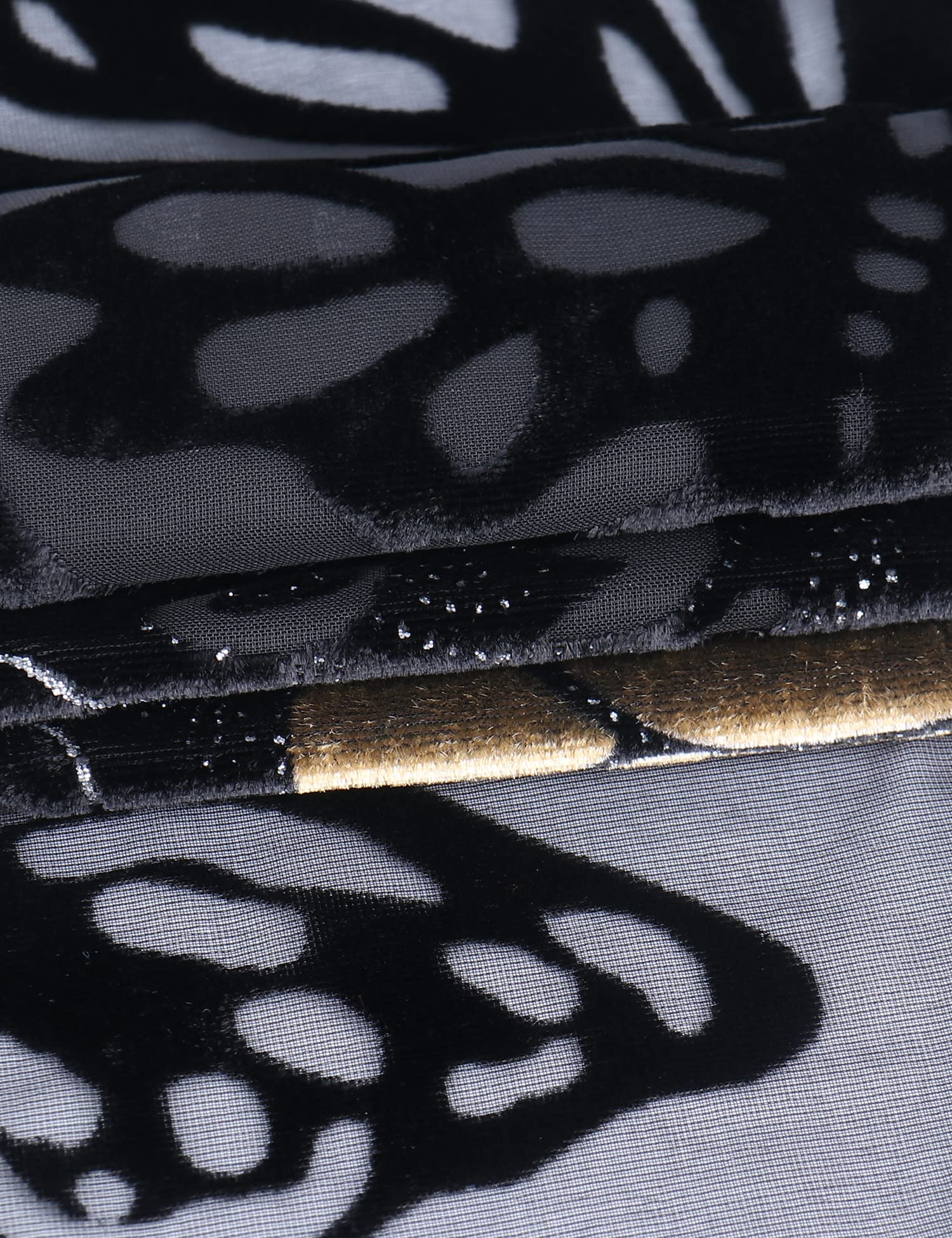 Women's Burnout Velvet Kimono Long Cardigan Cover Up Casual Outfit