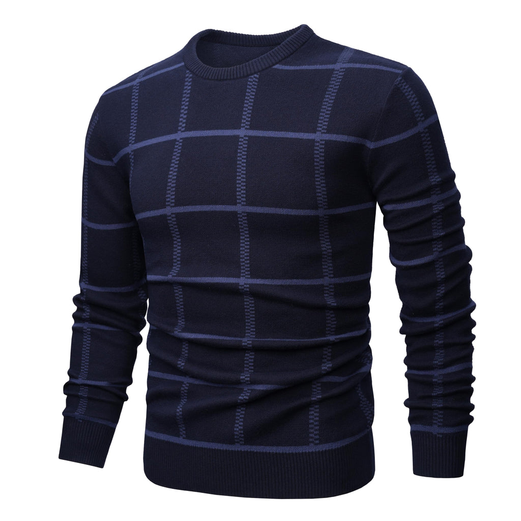 MAGNIVIT Men's Basic Designed Knitted Sweaters Cotton Soft Crewneck Fall Winter Sweaters