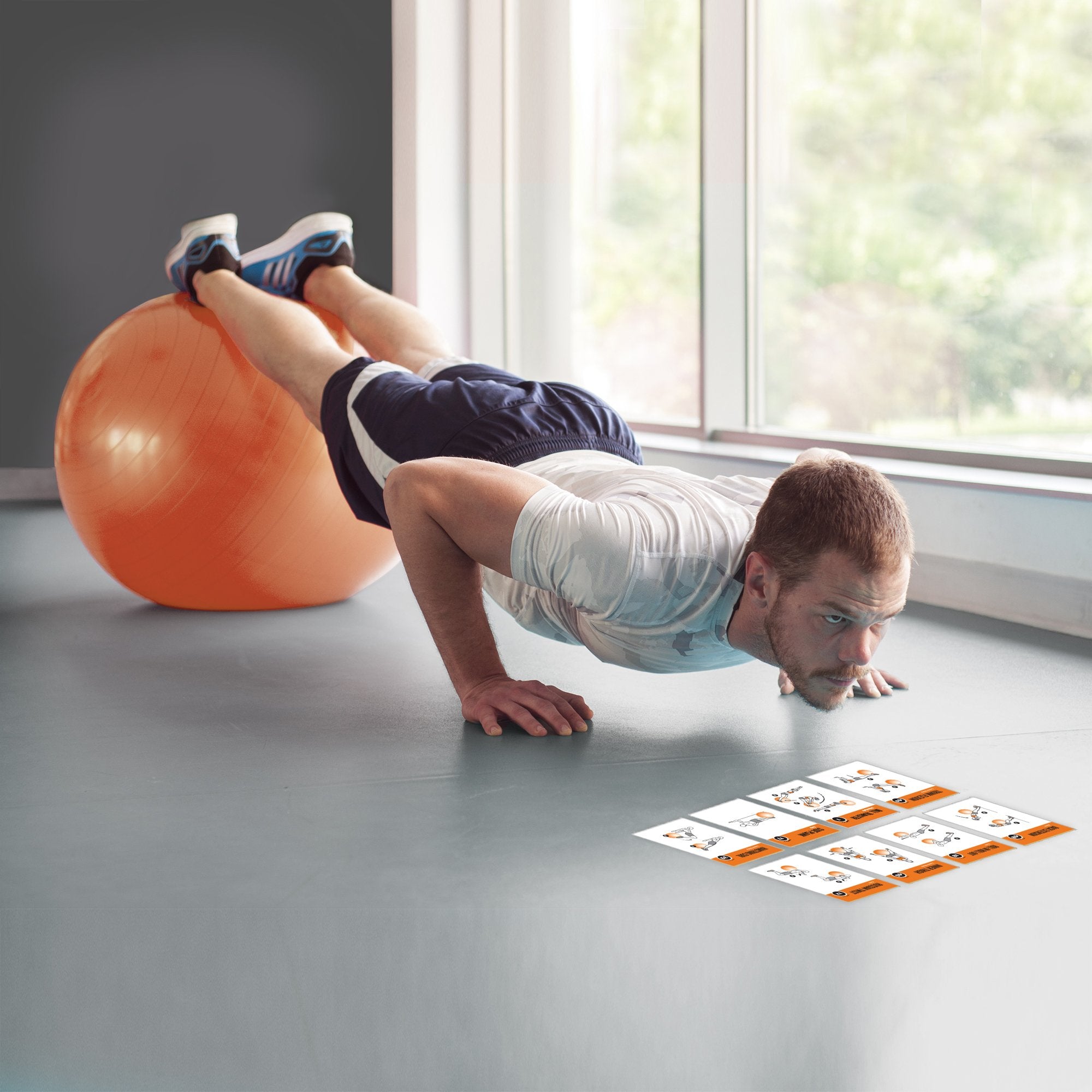 NewMe Fitness Bodyweight Workout Cards, Instructional Fitness Deck for Women & Men, Beginner Fitness Guide to Training Exercises at Home or Gym (Bodyweight, Vol 1)