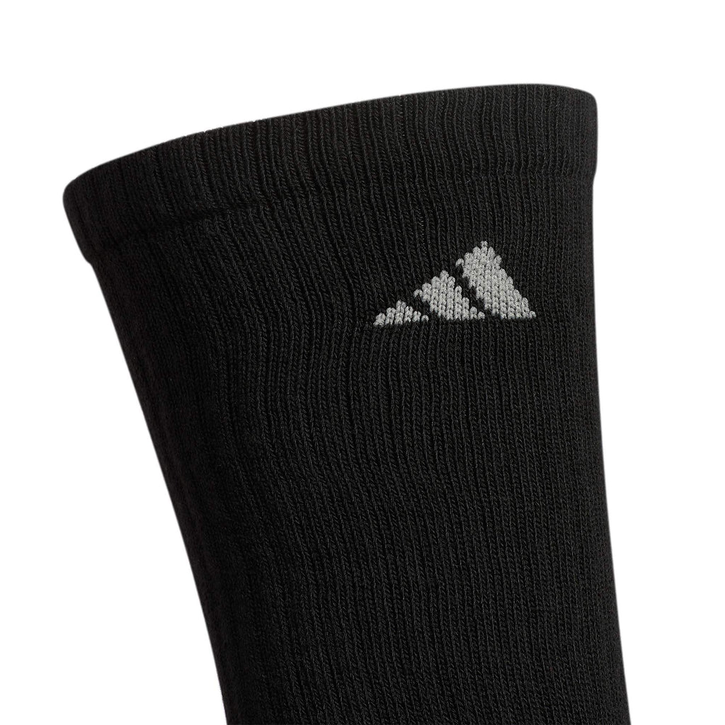 adidas Men's Athletic Cushioned 6-Pack Crew, Cushioned Crew Socks with Arch Compression for a Secure Fit