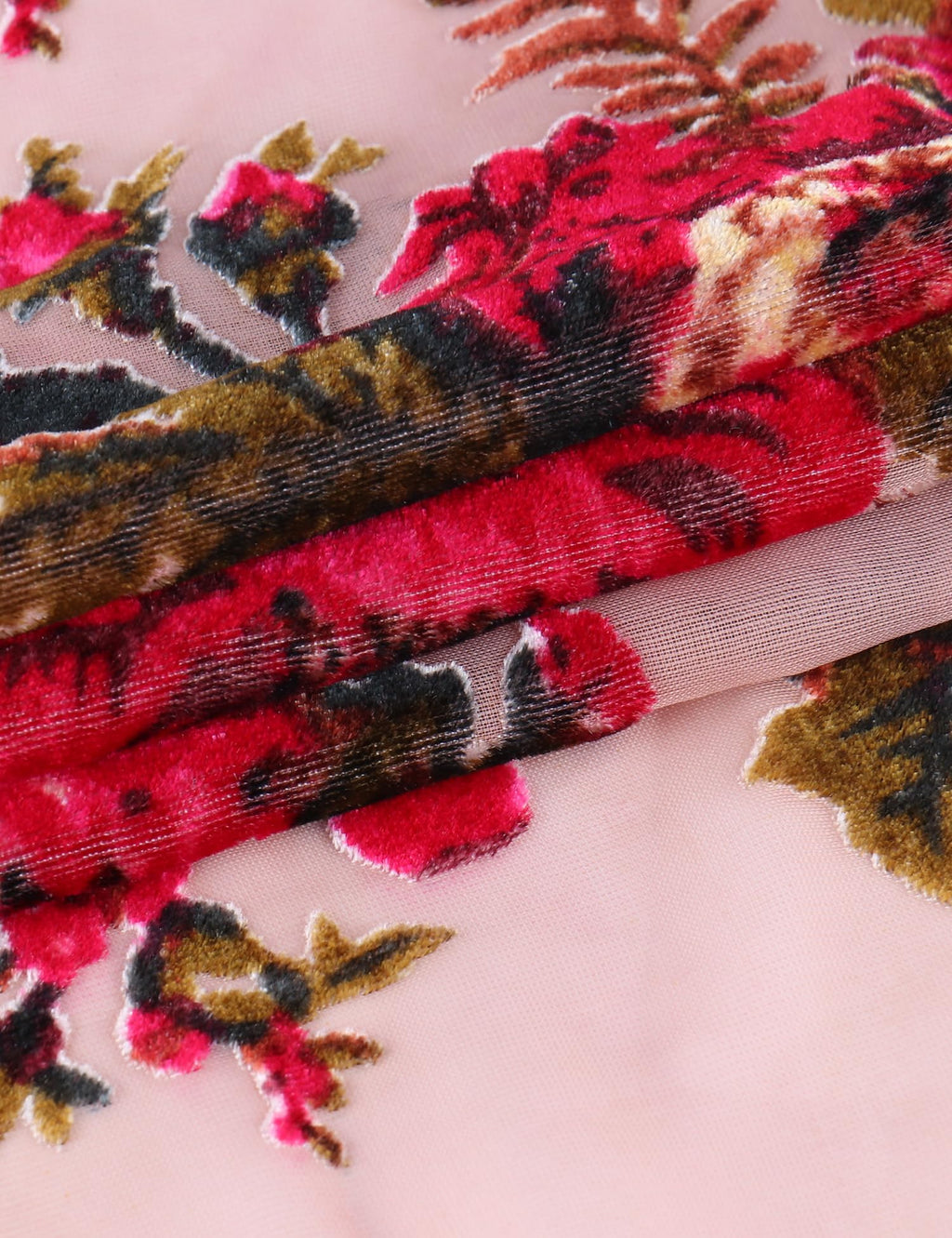 Women's Burnout Velvet Kimono Long Cardigan Cover Up Casual Outfit