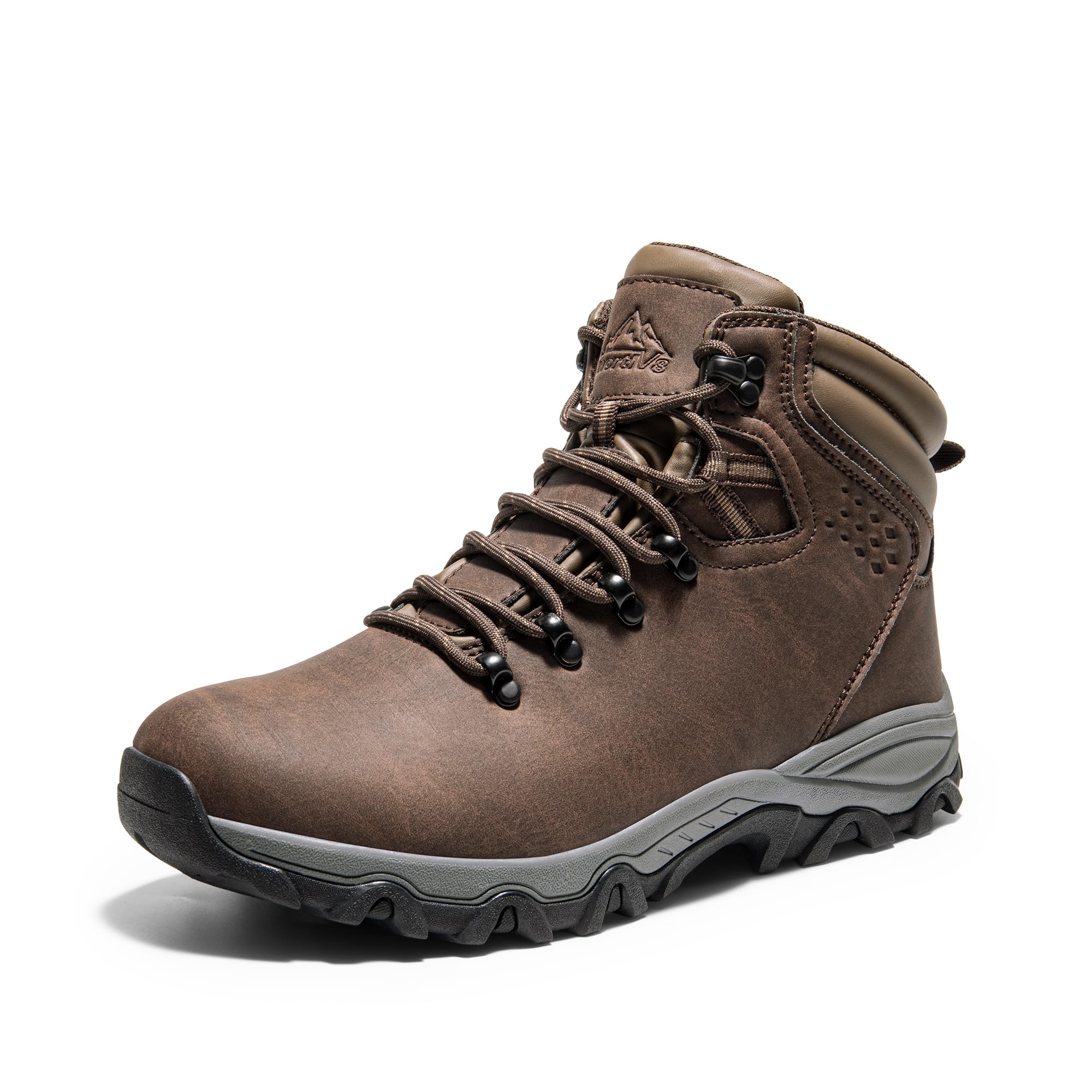 NORTIV 8 Mens Hiking Winter Snow Insulated Waterproof Outdoor Boots