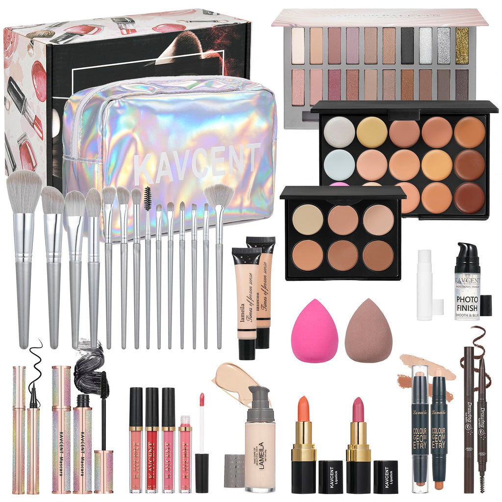 Makeup Kit for Women Teen Girls Full Kit Makeup Sets for Teens Eyeshadow Makeup Gift Set fo Women Teenagers Christmas Makeup Kits for Teens