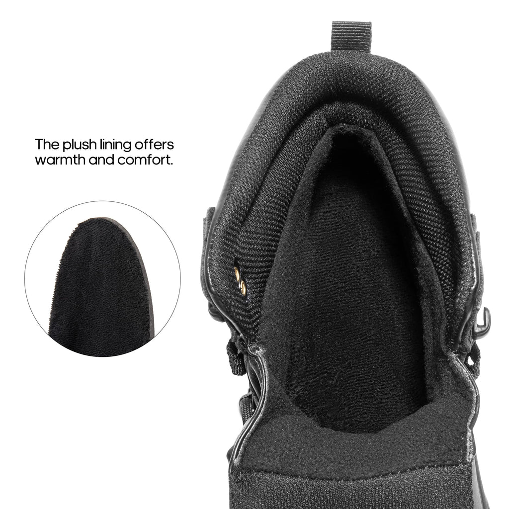 NORTIV 8 Mens Hiking Winter Snow Insulated Waterproof Outdoor Boots