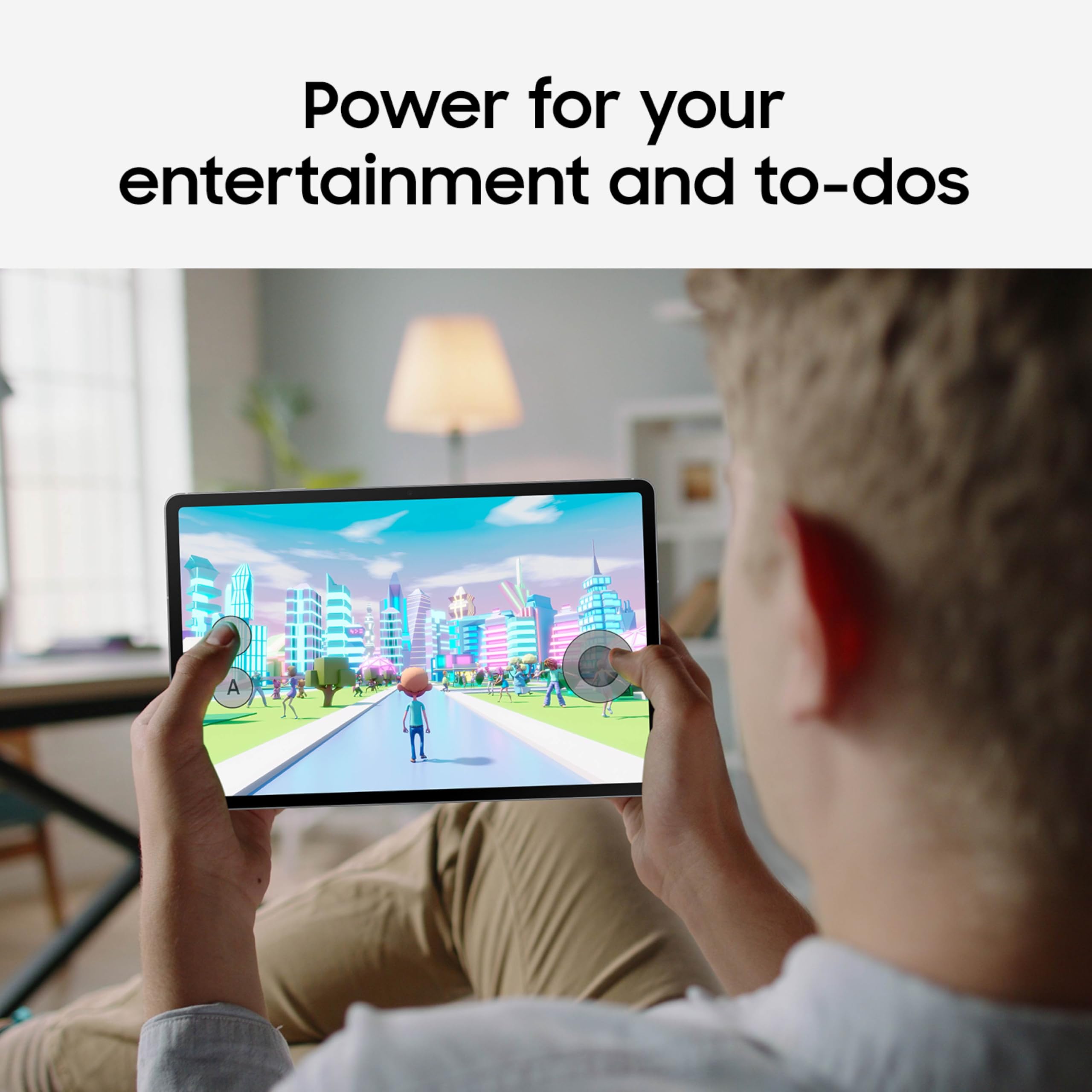 SAMSUNG Galaxy Tab S10 FE 128GB WiFi Android Tablet, Large Display, Long Battery Life, Exynos 1580 Processor, IP68 Water-Resistant, 90 Hz Refresh, S Pen for Note-Taking, US Version, Silver